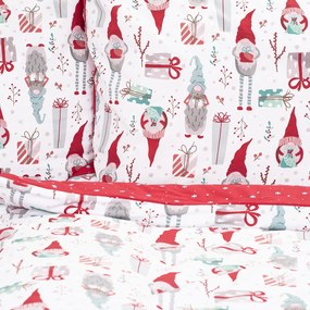 Lenjerie de pat din bumbac 4Home Christmas Elf,140 x 200 cm, 70 x 90 cm