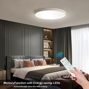 Plafonieră LED dimabilă Immax NEO 07253L SEMPLICI 60W/230V Wi-Fi Tuya alb + telecomandă