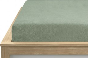 Cearsaf Frote EXCLUSIVE verde masliniu deschis 90 x 200 cm