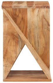 Masa laterala, 35x35x55 cm, lemn masiv de acacia 1, lemn masiv de acacia