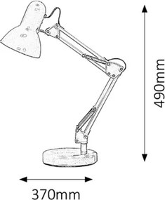 Lampă de masă Rabalux 4211 SAMSON 1xE27/60W/230V