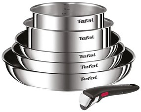 Tefal - Set de gătit INGENIO COOK, 6 piese, din oțel inoxidabil
