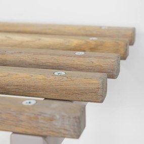 Cuier de perete în culoare naturală/taupe cu raft din metal 76 cm Marco – Spinder Design