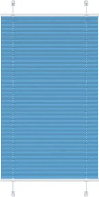 vidaXL Jaluzea plisată Albastru 70x150 cm Lățime țesătură 69,4 cm