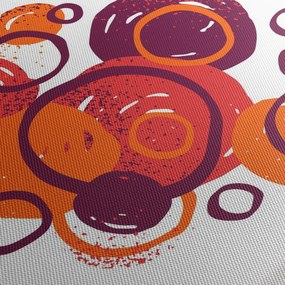 Tabloul cercuri colorate (150x105 cm)