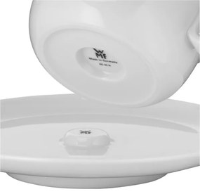 SET 2x ceașcă cu farfurioară pentru cappuccino WMF BARISTA 160 ml alb