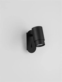 Aplica de Perete cu Spot Directionabil, 1xGU10, Nime negru NVL-9011527