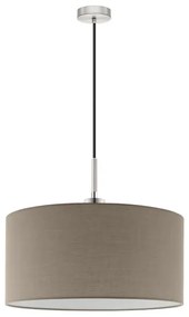 Lustră LED pe cablu Eglo TUNJA 1xE27/60W/230V taupe