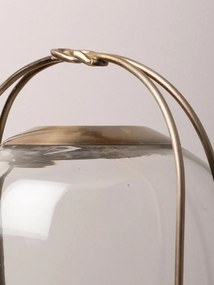 Felinar din metal, H39cm, Cloche
