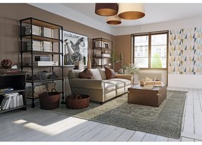 Plafonieră SPACE 3xE27/60W/230V crem/maro/bej