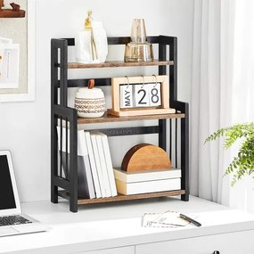 Raft de bucătărie cu polițe MARGE, negru