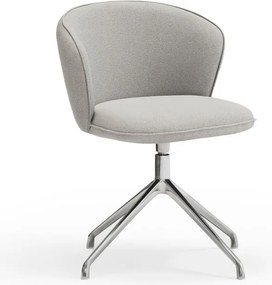 Set de scaune de sufragerie gri deschis 2 buc. tapițat Add – Teulat