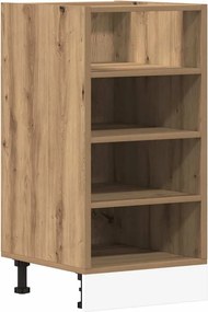 vidaXL Dulap inferior "Riga" stejar artizanal,40x44,5x81,5 cm