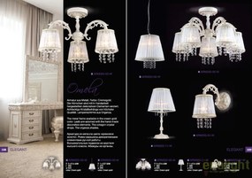 Veioza / Lampa de masa eleganta design clasic Omela MYARM020-11-W