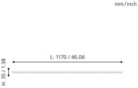 Eglo 97574 - Lampă LED design minimalist DUNDRY LED/12W/230V