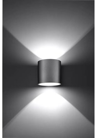 Aplică de perete Sollux Roda, gri