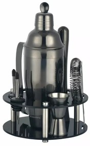 Set shaker cu accesorii Klausberg KB 7581, 10 buc, Stand, 720 ml, Grafit