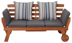 Bancă de grădină maro din lemn masiv Rincon – Garden Pleasure