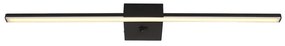 Aplica LED design modern Jaime negru, opal