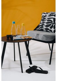 Masă de grădină Le Bonom Full Steel, ø 50 cm, negru