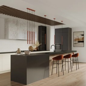 Lustră pe cablu Sollux SL.1524 PASTELO 1xG9/8W/230V roșu