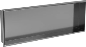 Mexen X-Wall-NR raft încastrat fără flanșă 90 x 30 cm, Gri-închis mat - 19E1903010