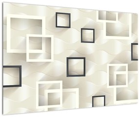 Tablou geometric abstract (90x60 cm)