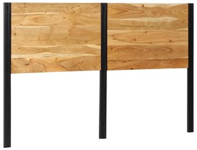 vidaXL Tăblie 160 cm din lemn masiv de salcâm și fier
