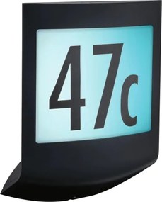 Paulmann 94513 - RGBW LED/8,2W IP44, placă iluminată reglabilă pentru număr de casă PADEA 230V