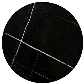 Măsuță de cafea Lirio, marmură neagră / negru