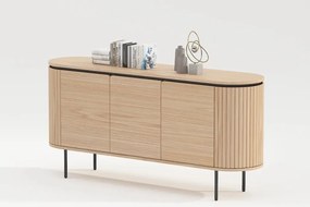 Comoda cu furnir de stejar ATELIER 160cm