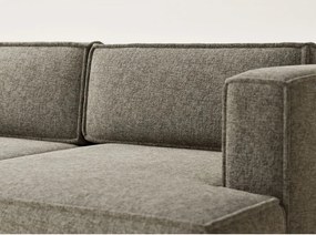 Colțar maro extensibil/cu spațiu de depozitare cu tapițerie din chenille (cu colț pe partea dreaptă/cu șezlong) Velto – Maison de Rêve