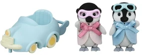Pinguinii gemeni cu mașină Sylvanian Families