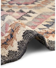 Covor tip traversă gri țesut manual din iută 80x200 cm Roya Parsa – Elle Decoration