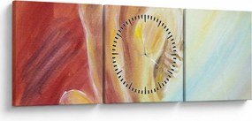 Tablou - Imaginea unei femei care se odihnește, pictură în ulei (cu ceas) (90x30 cm)