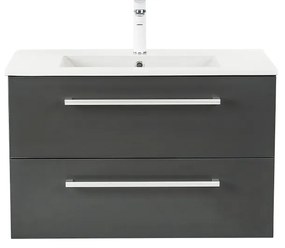 Dulap inferior Vario Clam 80 cu lavoar antracit-antracit