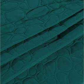 Cuvertura de pat turcoaz STONE Dimensiune: 200 x 220 cm