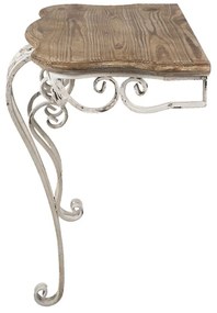 Raft de perete, din metal, aspect vintage, Lisambre