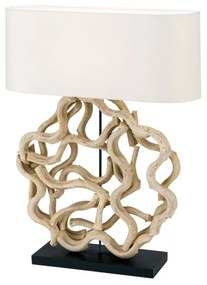 Veioza/Lampa de masa lemn decorativ PEGGY