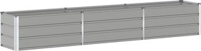 vidaXL Jardinieră Gri deschis 480 x 50 x 45 cm Oțel Galvanizat