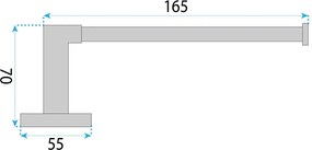 Suport hartie igienica 5909 Nico auriu