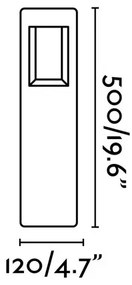 FARO 71199 - Lampă exterior LED NAYA LED/8W/230V IP54