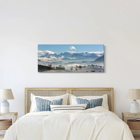 Tablou cu munții înzăpeziți (120x50 cm)