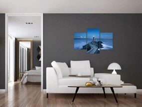 Tablou cu far și marea (90x60 cm)