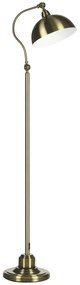 HOMCOM Lampadar de camera cu abajur ajustabil, intrerupator la picior 42 x 25,5 x 152 cm ton de alama | Aosom Romania