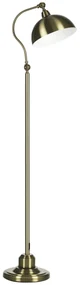 HOMCOM Lampadar de camera cu abajur ajustabil, intrerupator la picior 42 x 25,5 x 152 cm ton de alama | Aosom Romania