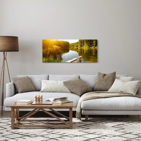 Tablou - Lac la munte (120x50 cm)