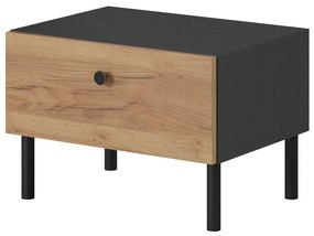Set 2 buc. noptiere Dalde D (Stejar craft auriu + antracit). 1071344