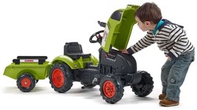 Jucarie tractor pentru copii cu pedale si remorca, Falk, 2041C