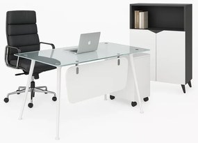 Set complet birou, scaun si  comoda  de o calitate inalta,  eficienta maxima si design modern